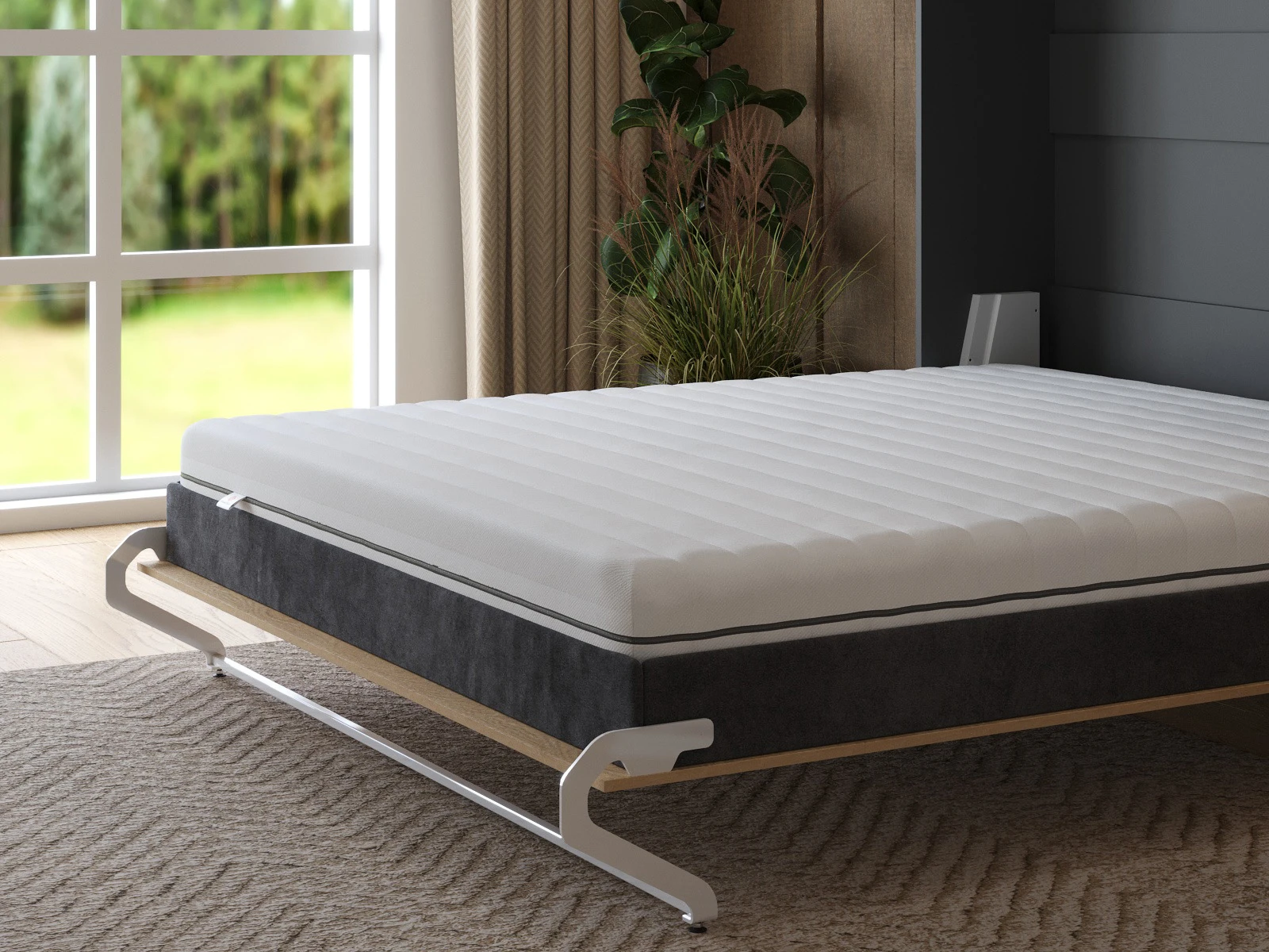 Memory Foam Pocket Spring Mattress Smart Catcher 160x200 picture 1