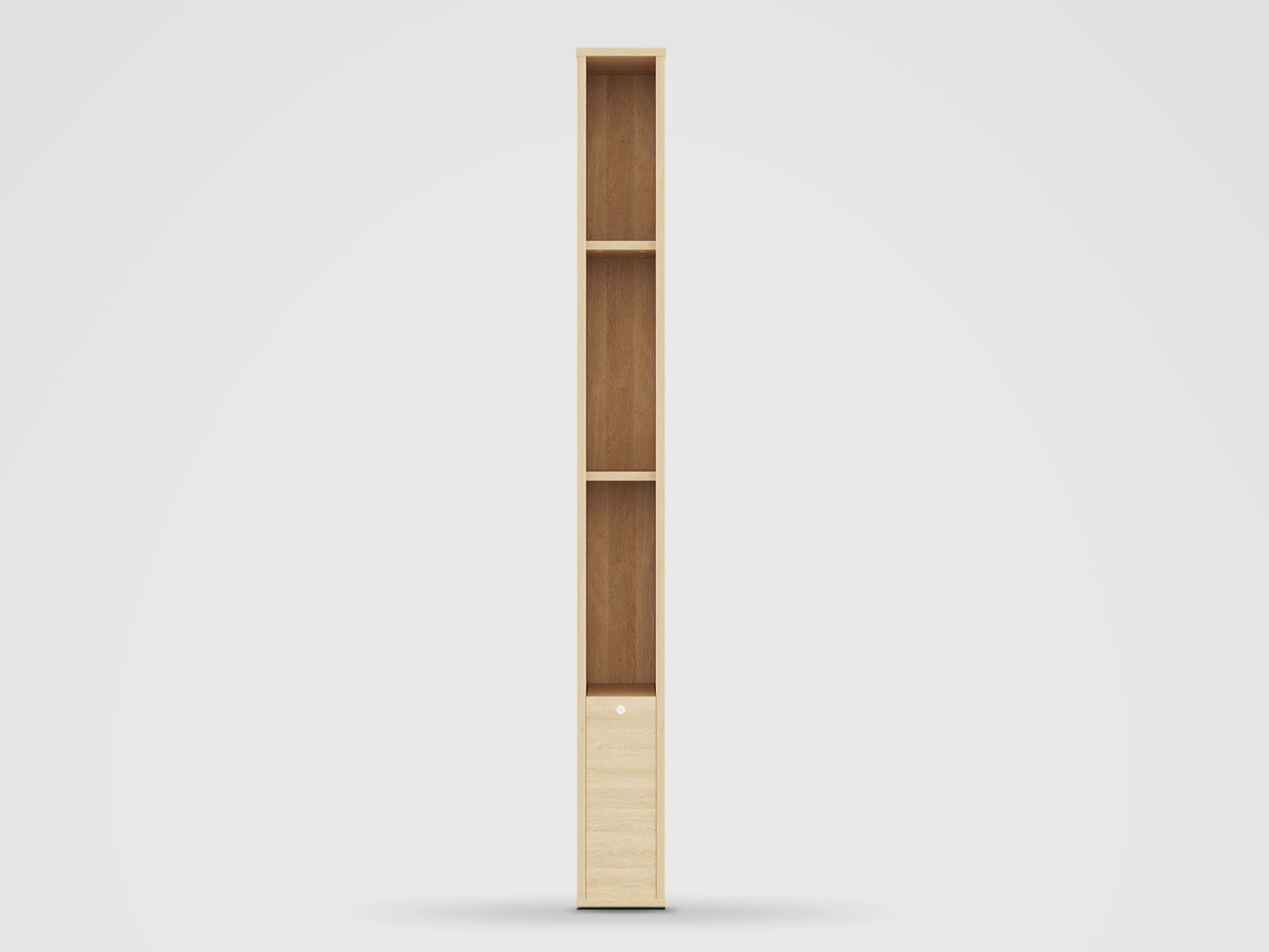 1 Standing shelf M1 (width 23 cm) incl.LED Kaiserberg Oak