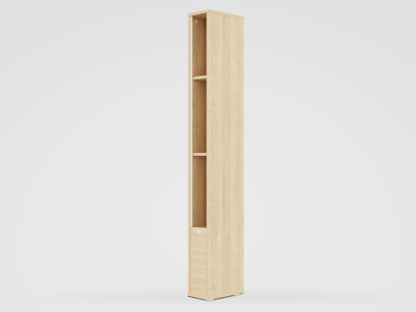 2 Standing shelf M1 (width 23 cm) incl.LED Kaiserberg Oak